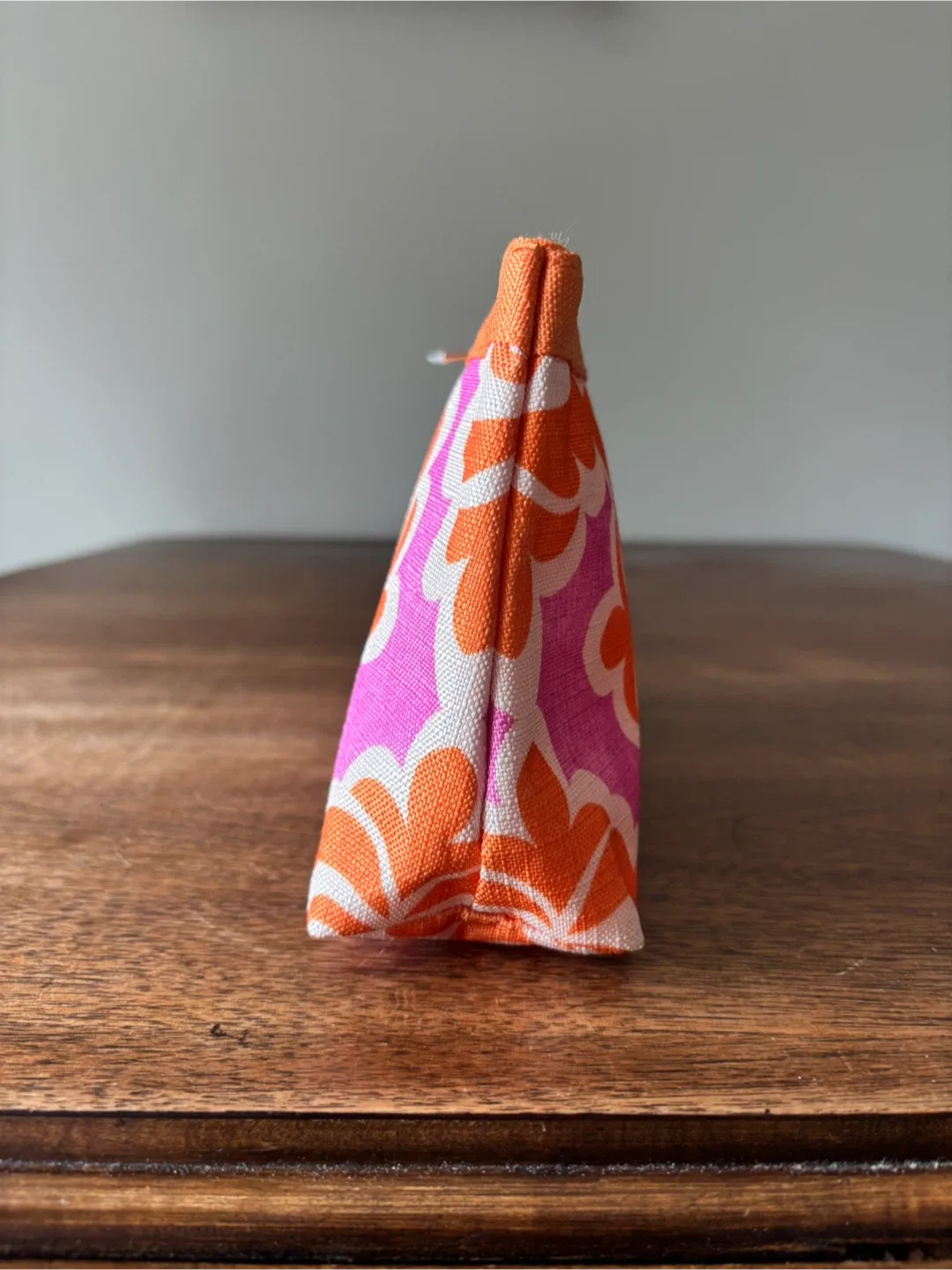 Clinique Floral Zipper Pouch - Orange, Pink & White image indicator(3)