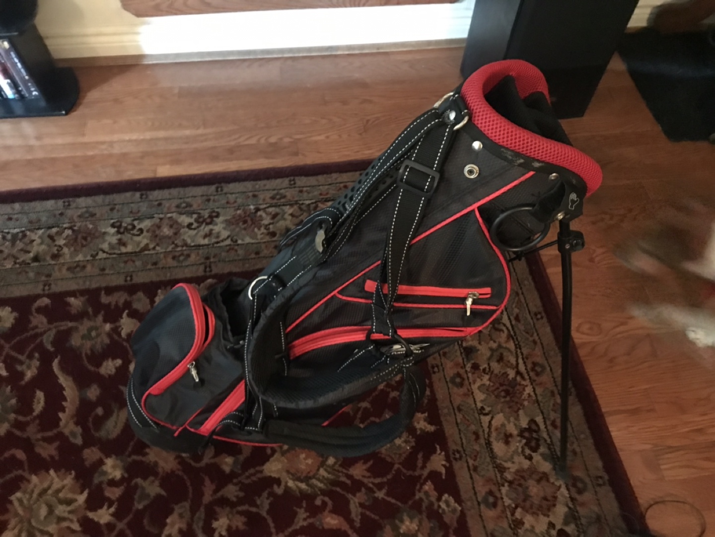 Golf Bag - Black and Red