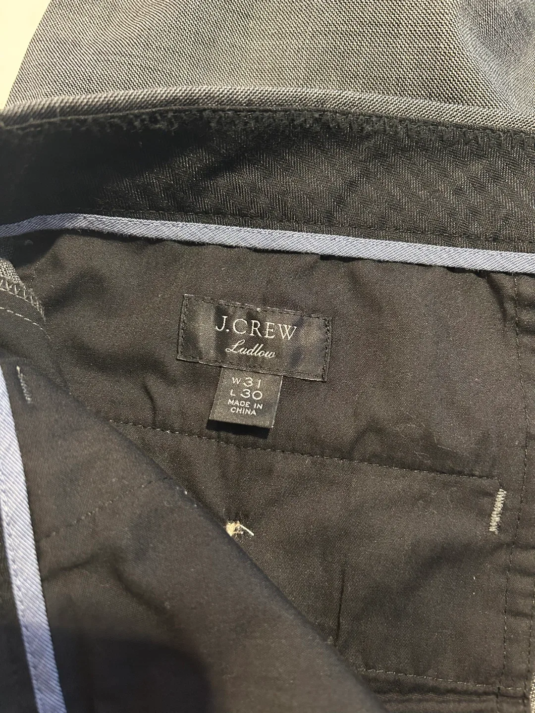 J.Crew Ludlow Slim Fit Men’s Dress Pants W31 L30 image indicator(2)