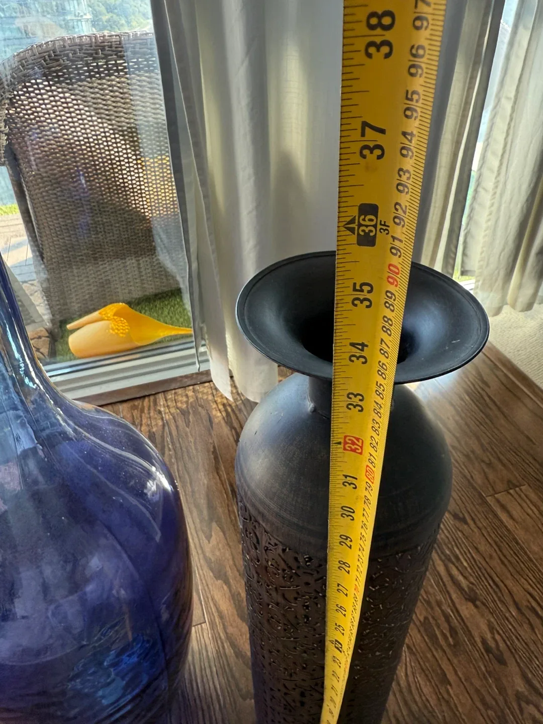 Tall Decorative Metal Vase - 36 Inches image indicator(2)