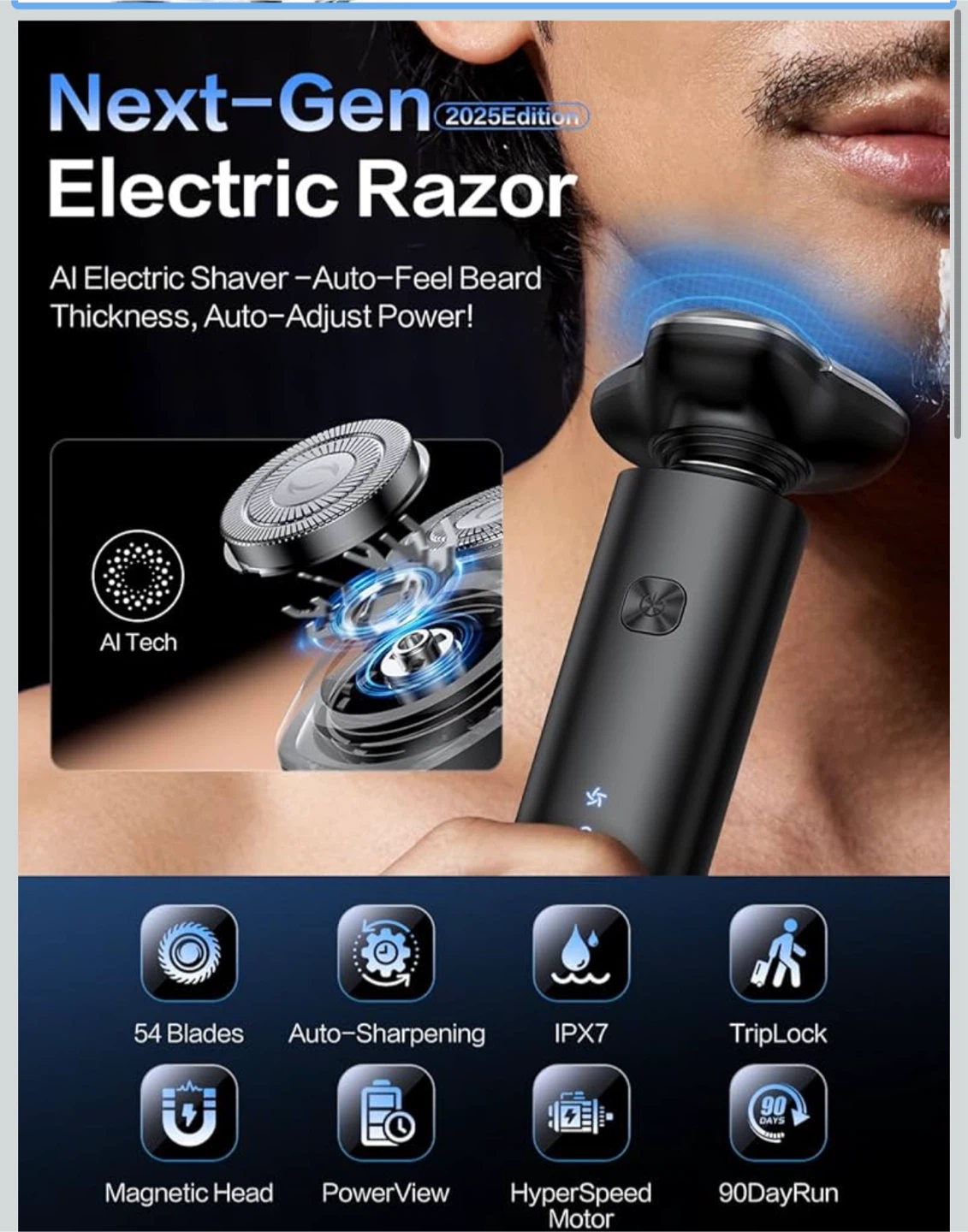 Next-Gen 2025 Edition Electric Razor - photo 2