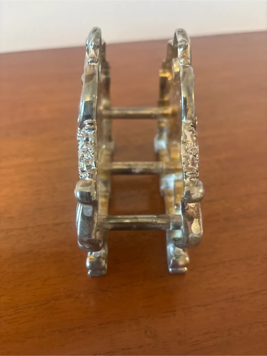 Vintage Silver Plated Napkin Holder image indicator(4)