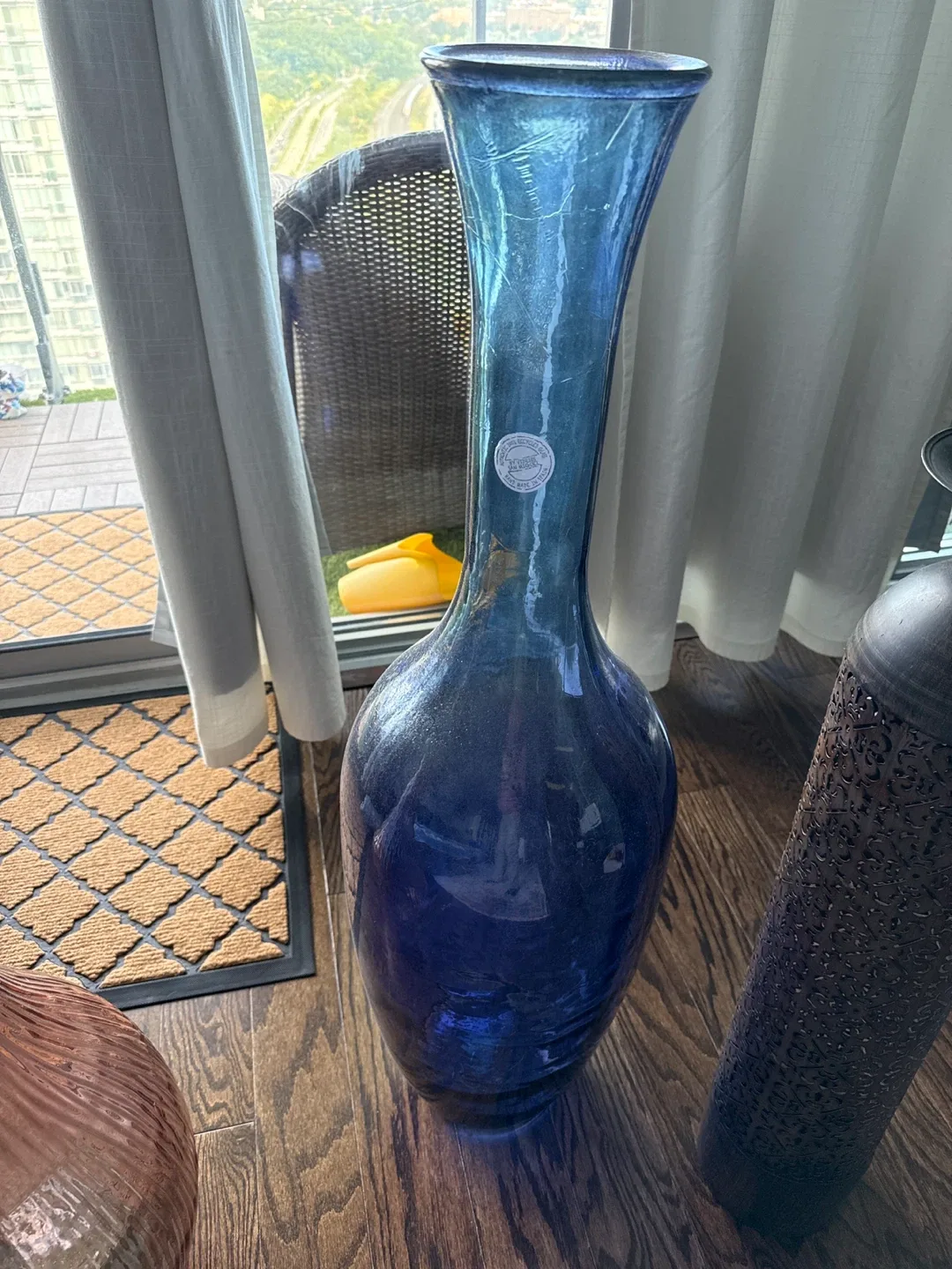 Blue Glass Vase