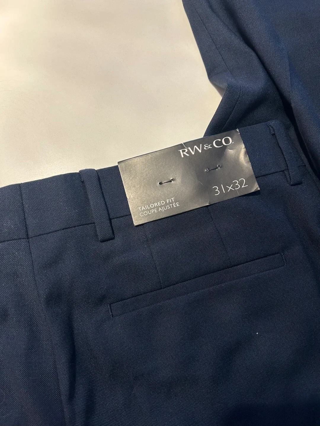 Brand New RW&CO. Tailored Fit Men’s Dress Pants - 31x32 image indicator(2)