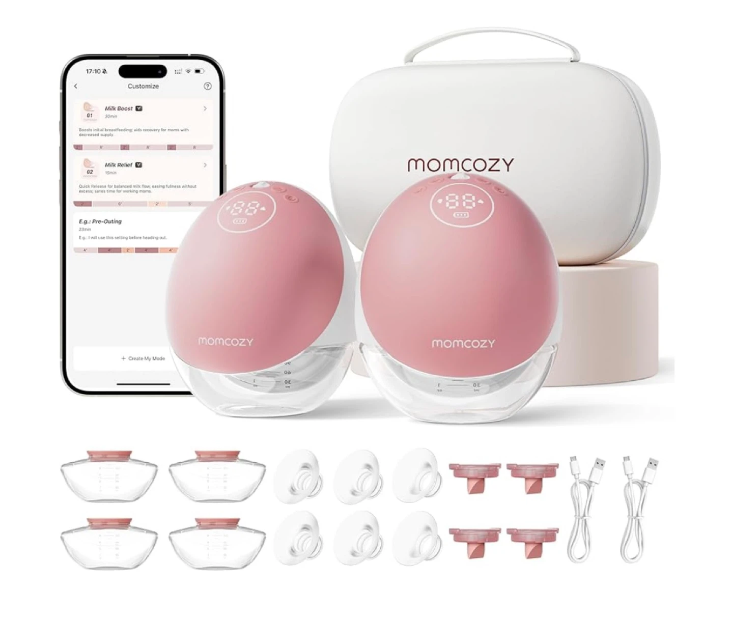 Momcozy DoubleFit Flange Breast Pump