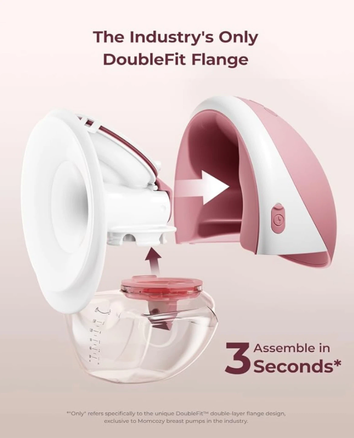 Momcozy DoubleFit Flange Breast Pump - photo 2