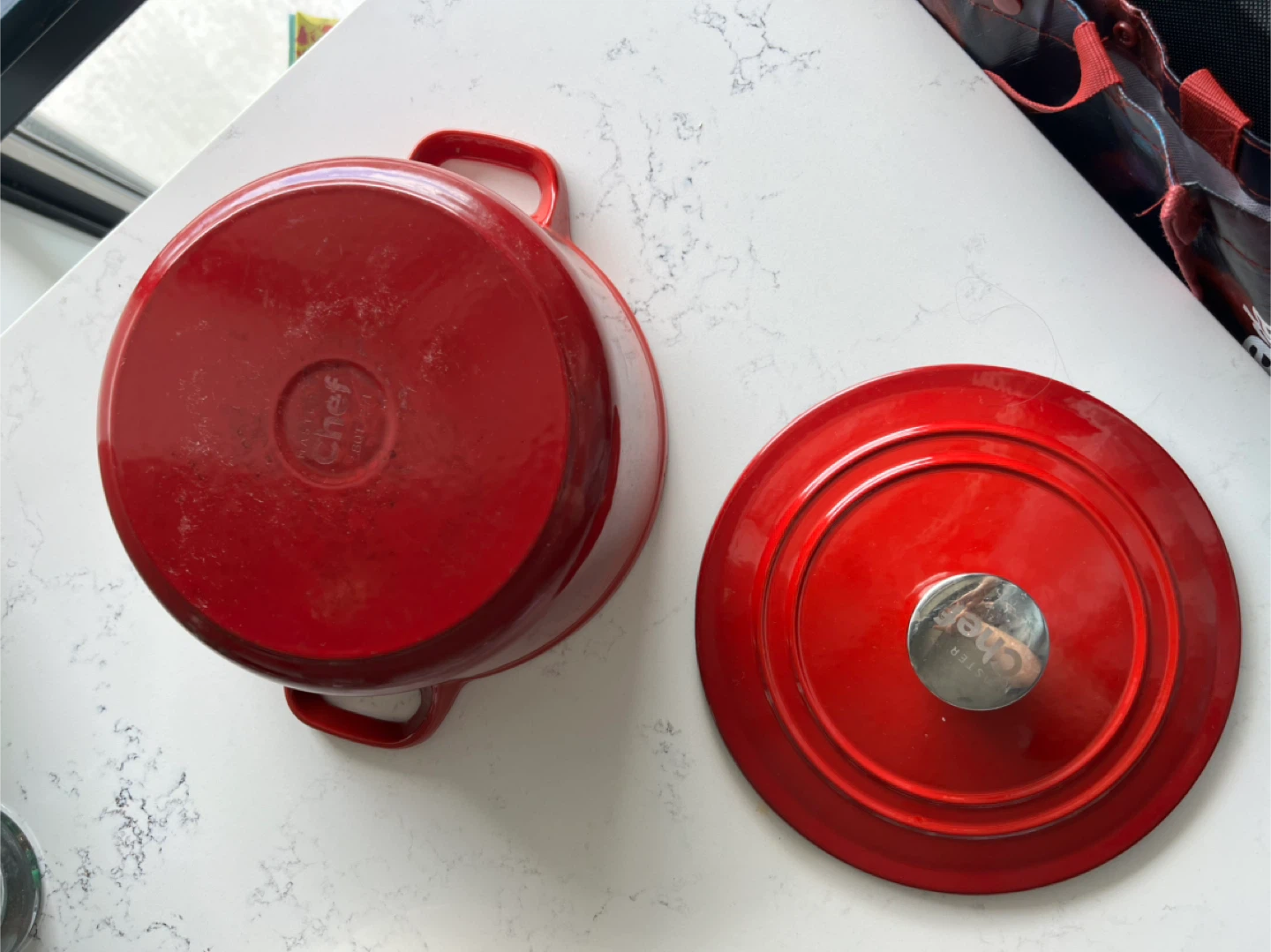 Master Chef Round Dutch Oven - Red, 2.7L - photo 2