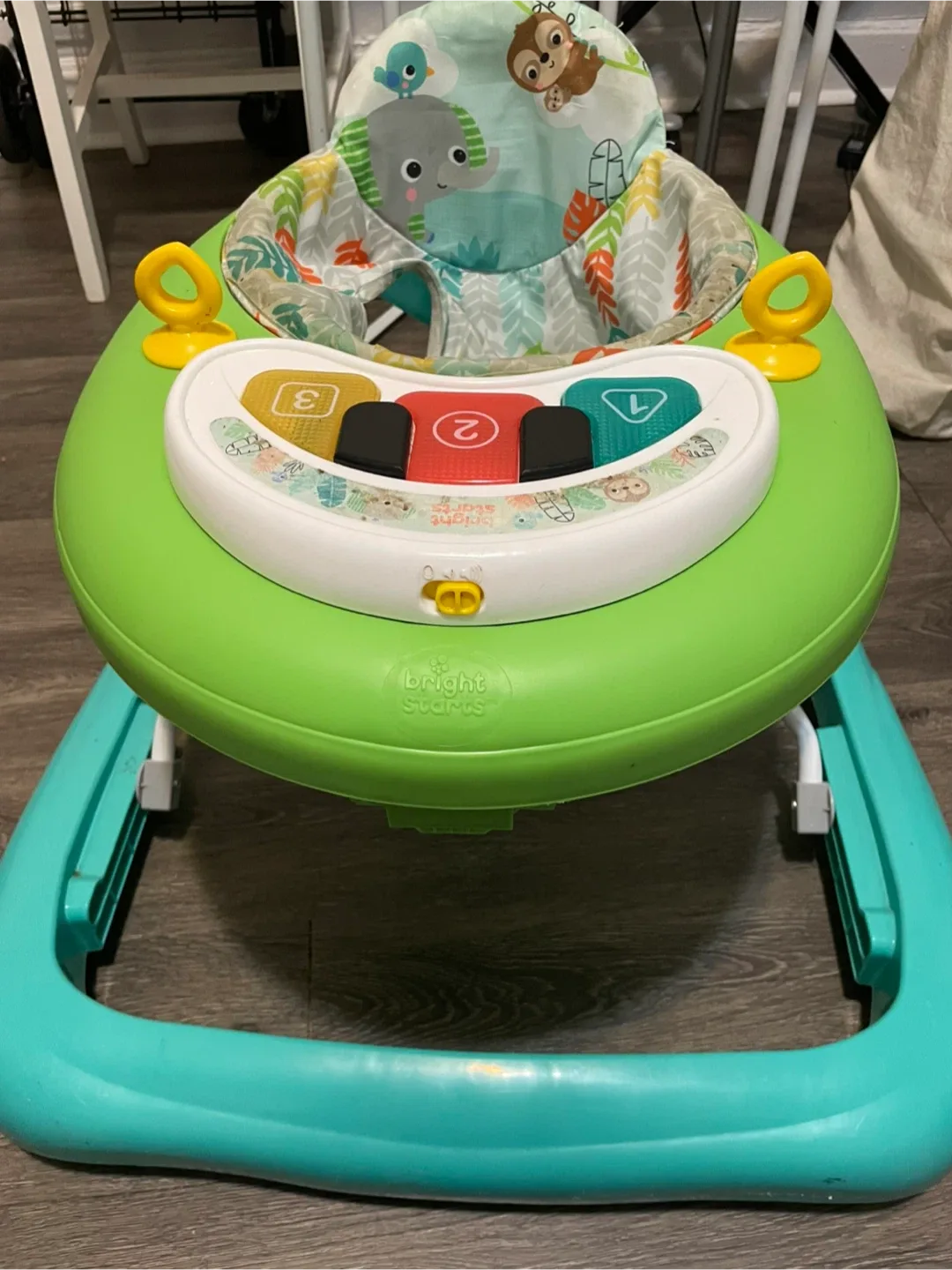 Bright Starts Walker - Green/Teal thumbnail