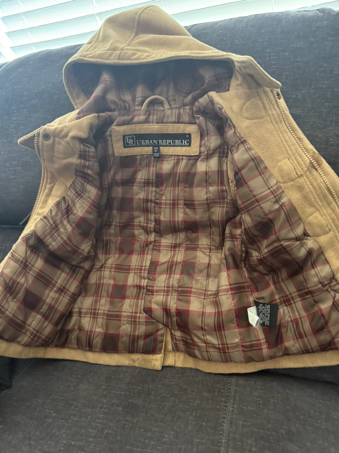 Urban Republic Kids' Hooded Duffle Coat, Size 5/6 - photo 2