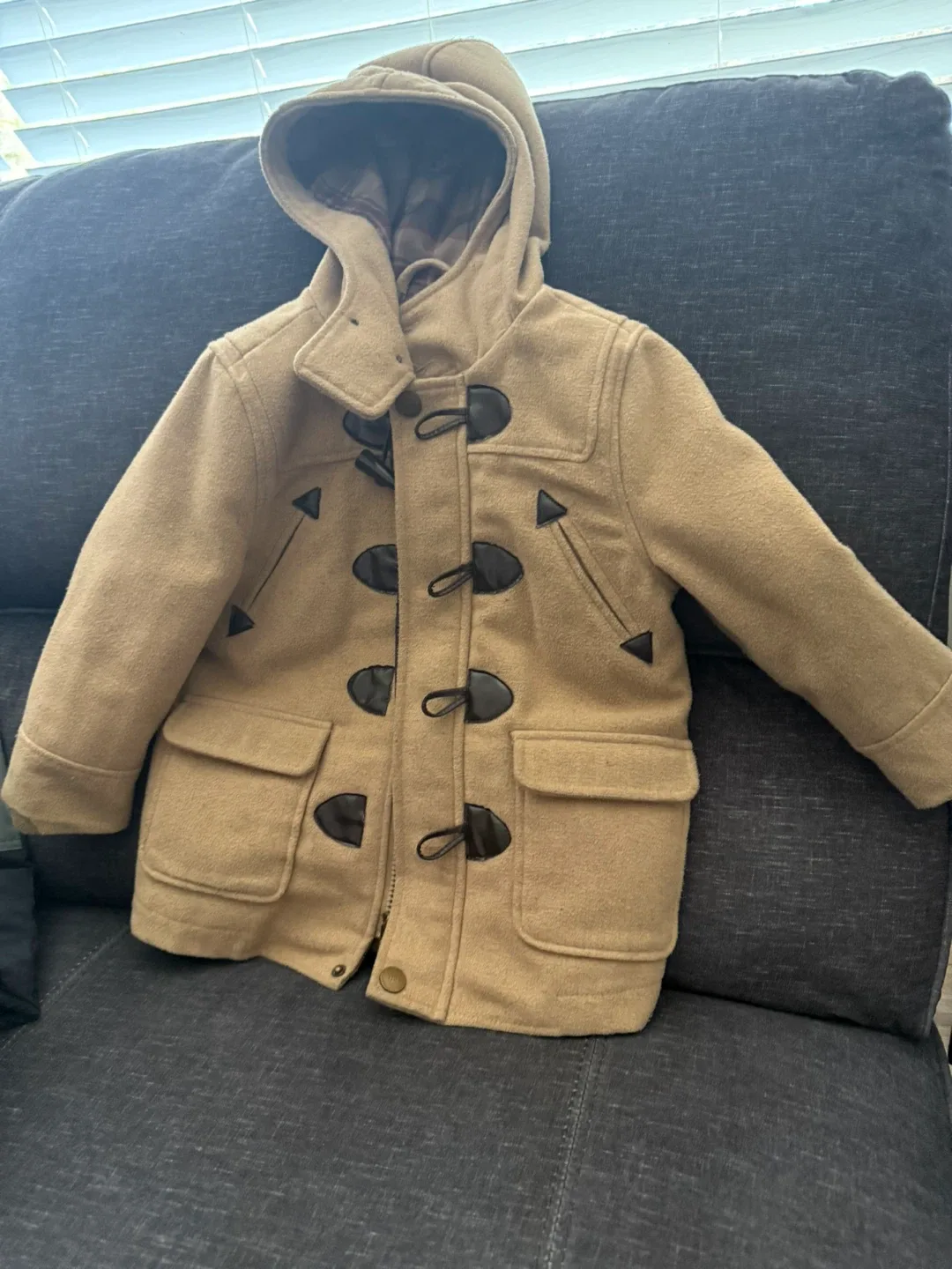 Urban Republic Kids' Hooded Duffle Coat, Size 5/6