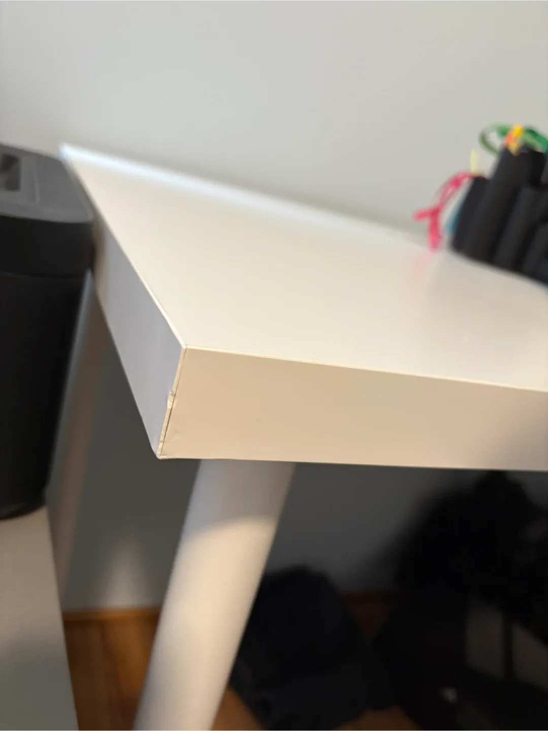 IKEA LAGKAPTEN / ADILS 🥕Desk - White, 120x60 cm image indicator(5)