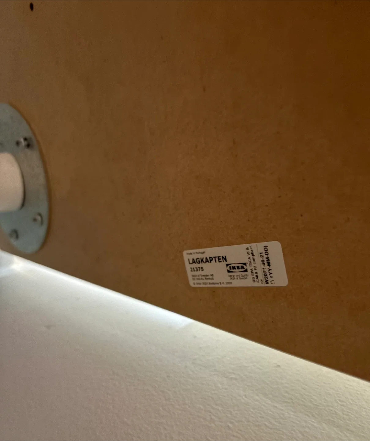 IKEA LAGKAPTEN / ADILS 🥕Desk - White, 120x60 cm image indicator(8)