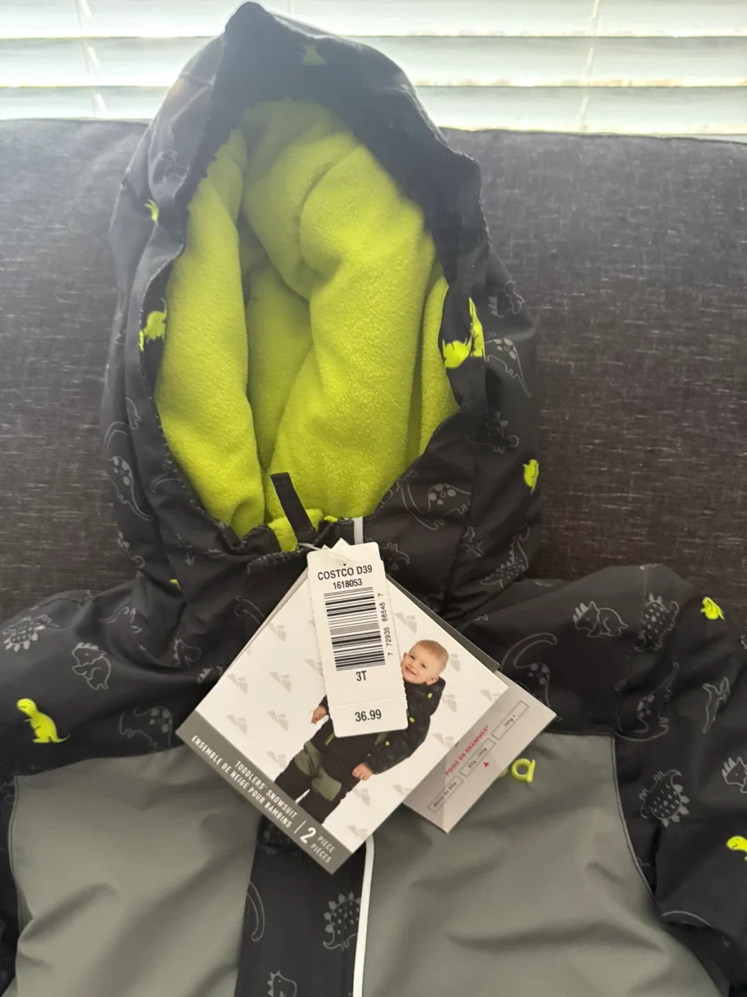 Costco 2-Piece Snowsuit - Size 3T