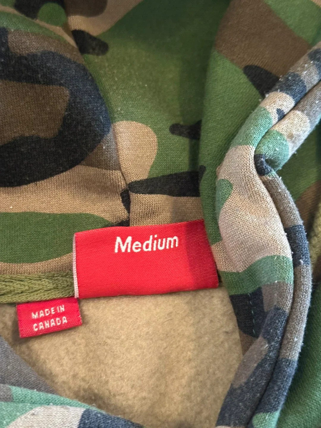 Supreme Camo Box Logo Hoodie - Size Medium image indicator(3)