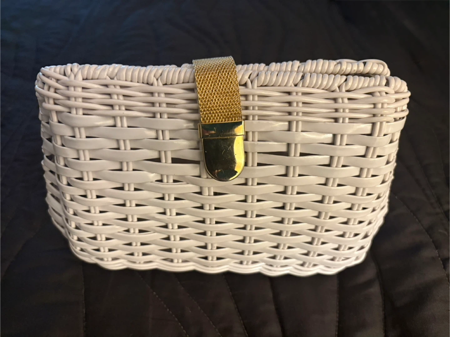 White Woven Clutch Purse - photo 2