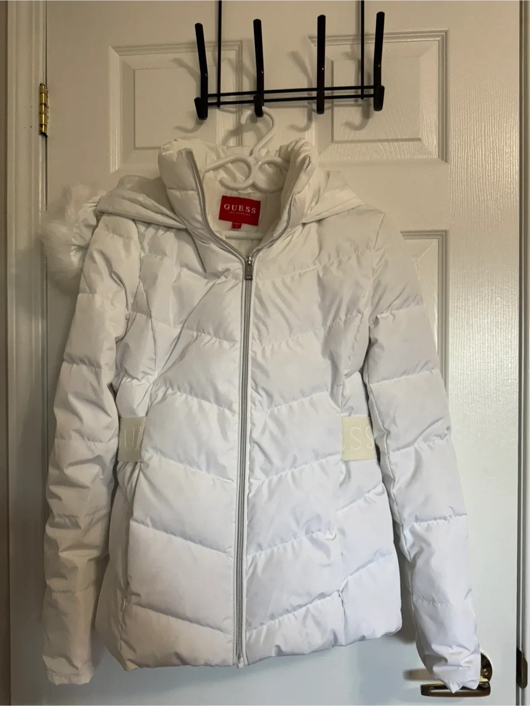 Guess White Puffer Jacket image indicator(5)