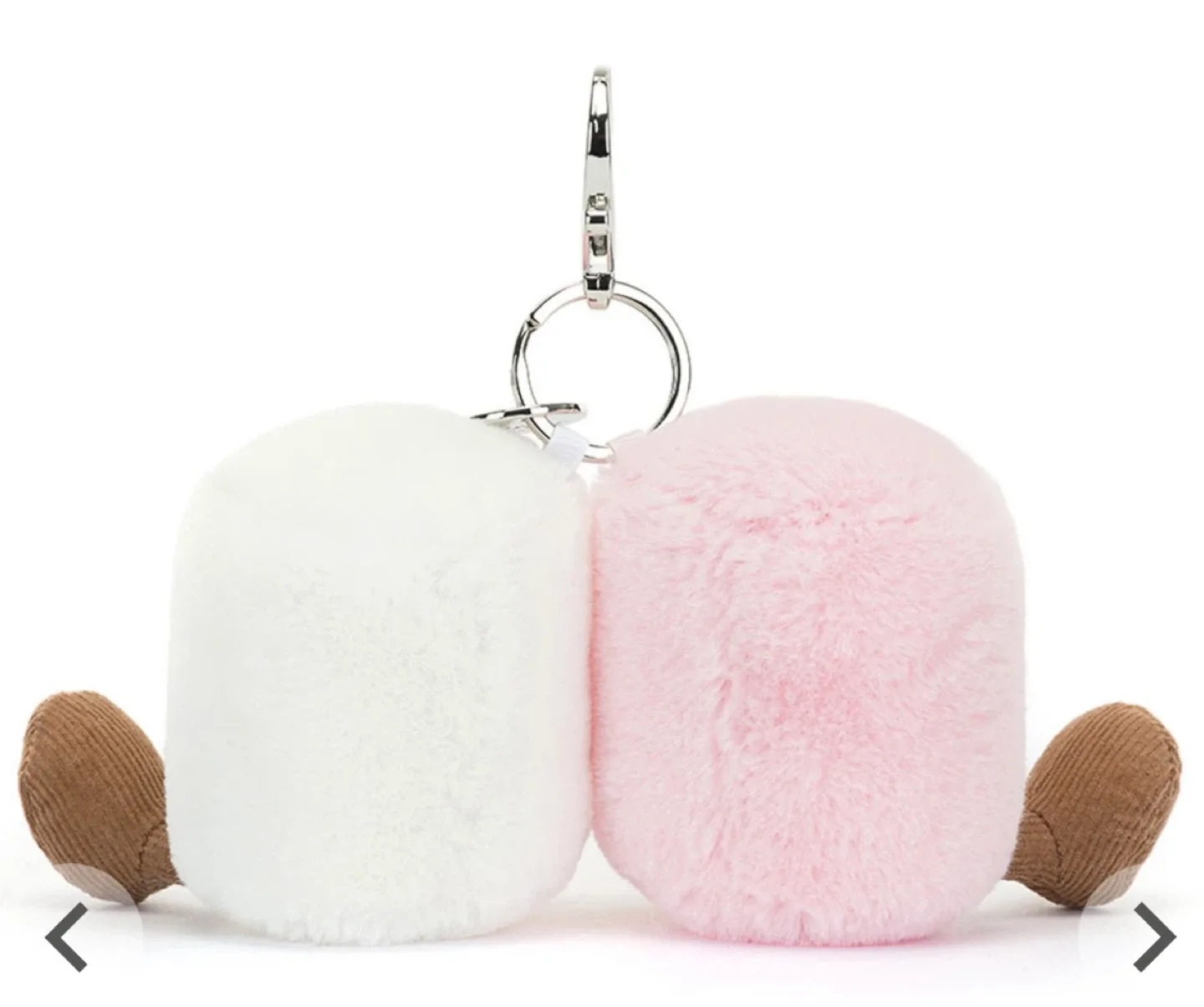 Jellycat Amuseables Pair Of Marshmallows Bag Charm image indicator(6)