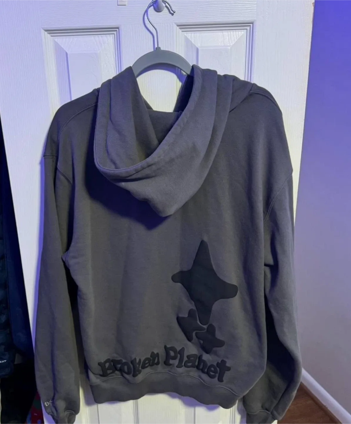 Broken Planet Hidden In The Dark Hoodie Gray - NWT image indicator(2)