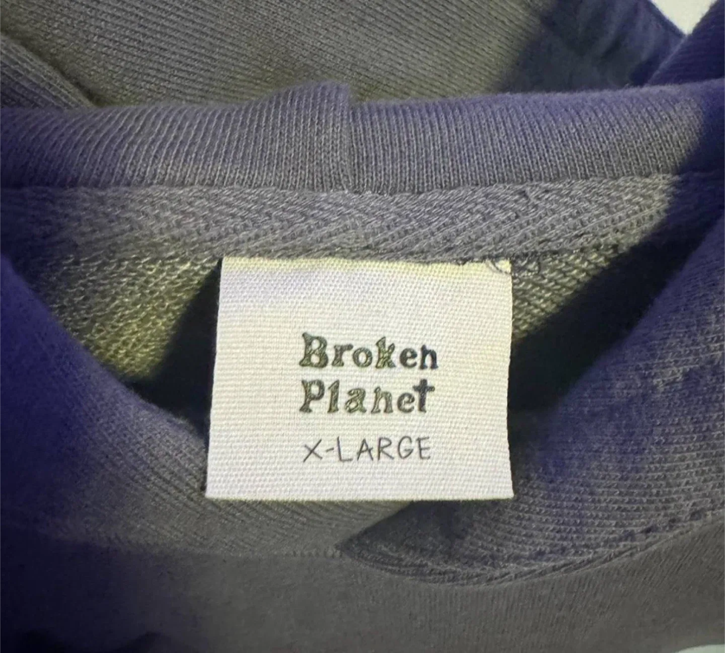 Broken Planet Hidden In The Dark Hoodie Gray - NWT image indicator(4)