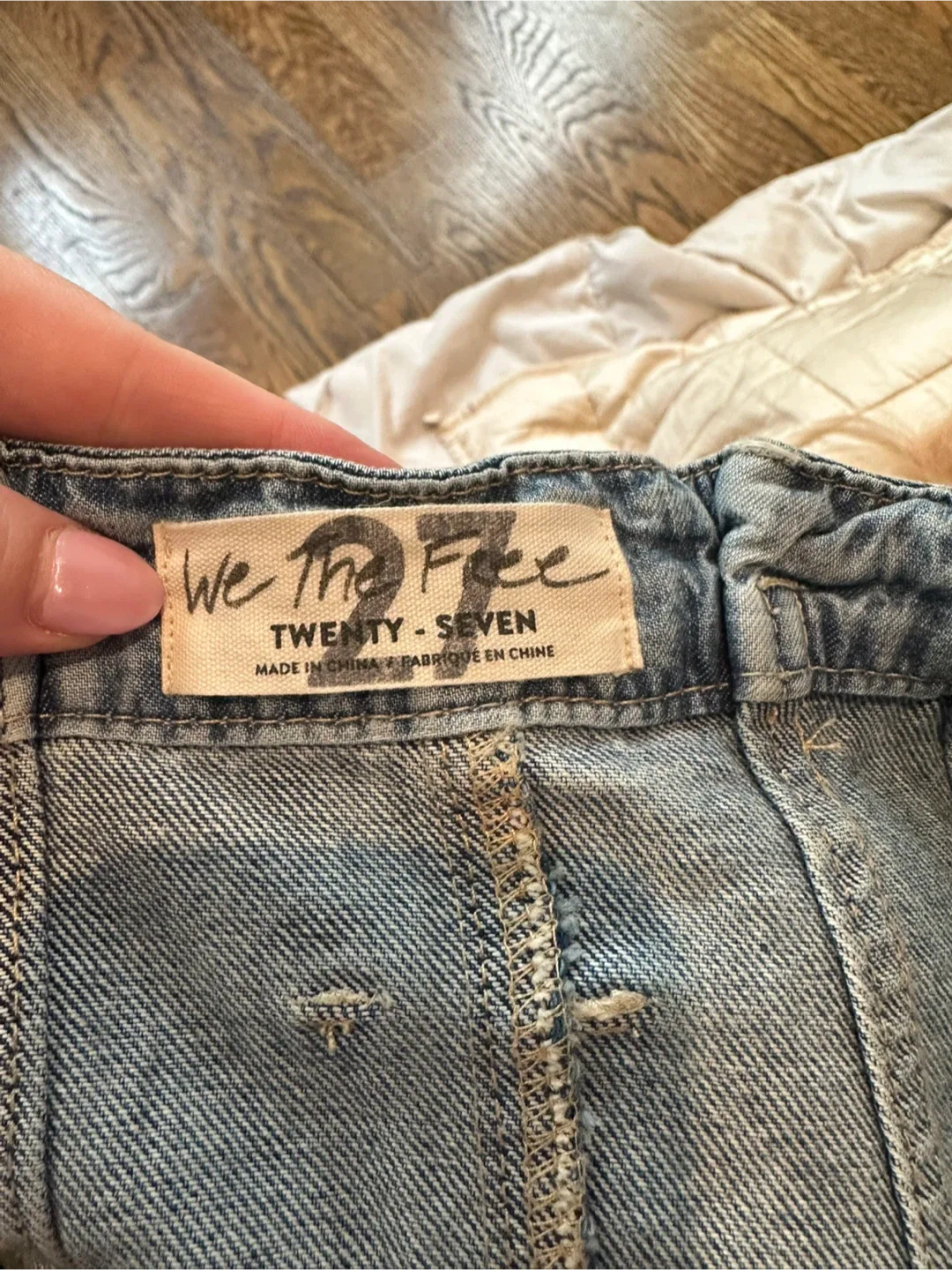 We The Free Free People Button Fly Denim Skirt thumbnail