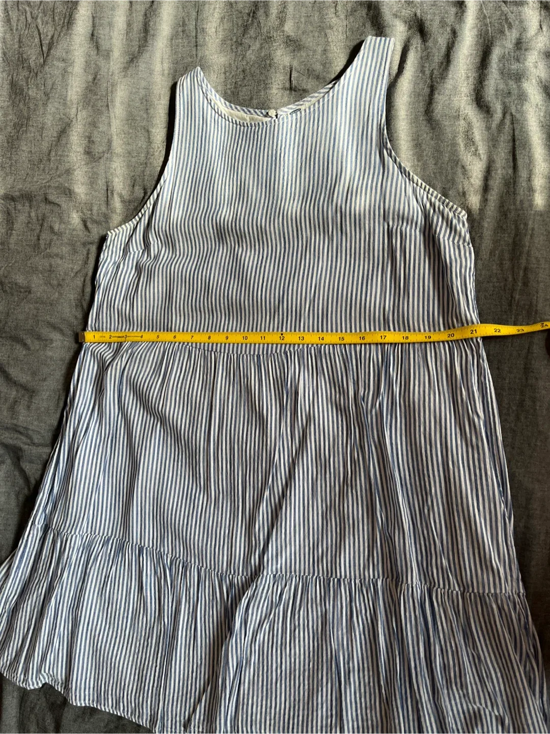 Old Navy Blue Striped Dress - Size L image indicator(7)