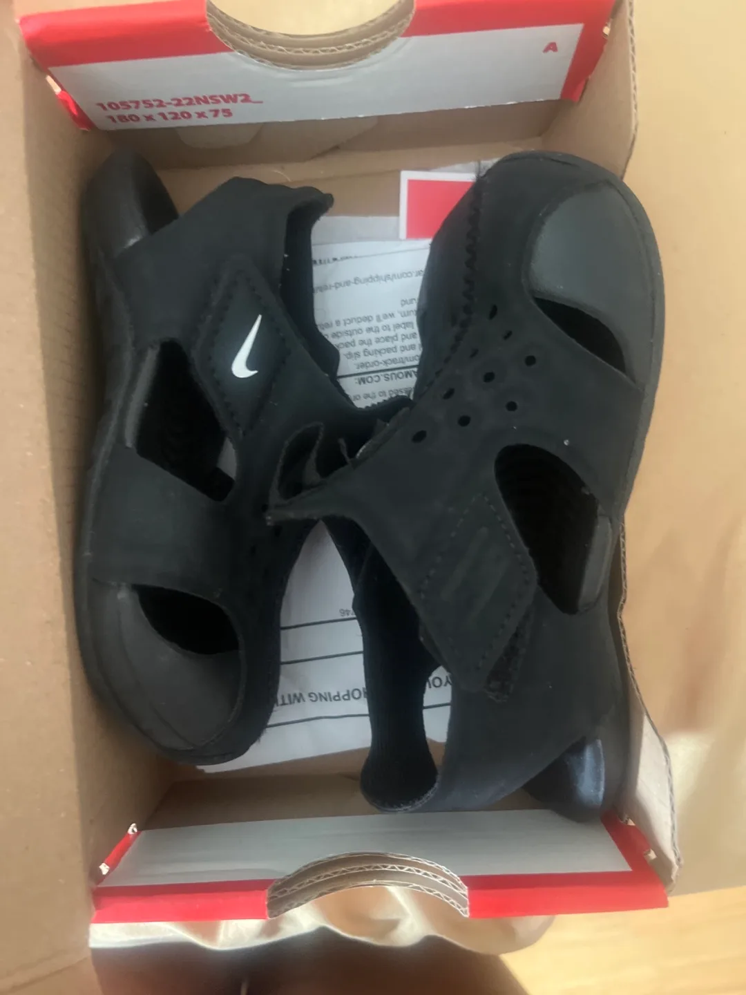 Nike Sunray Protect 2 Sandals - Size 6C 🥕 thumbnail
