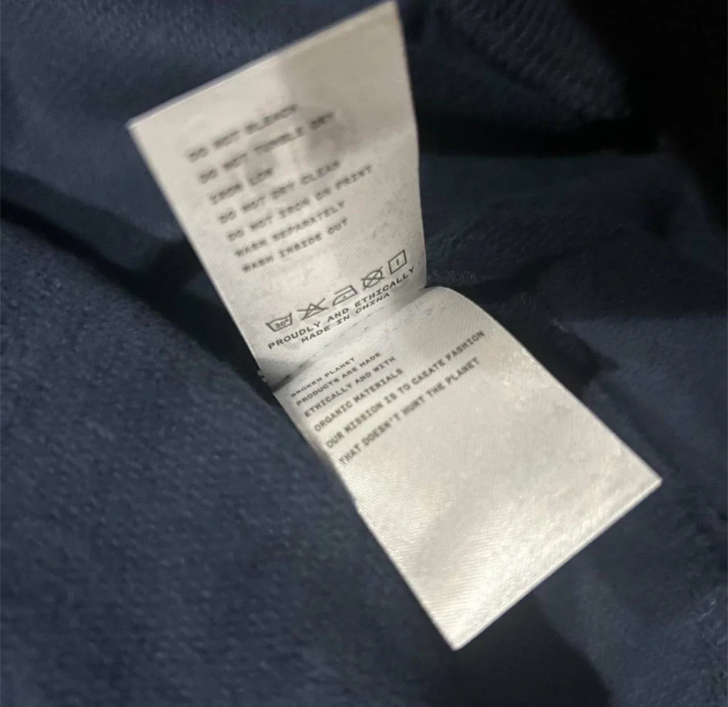 Broken Planet Astral Energy Navy Hoodie Men’s – All Sizes image indicator(5)