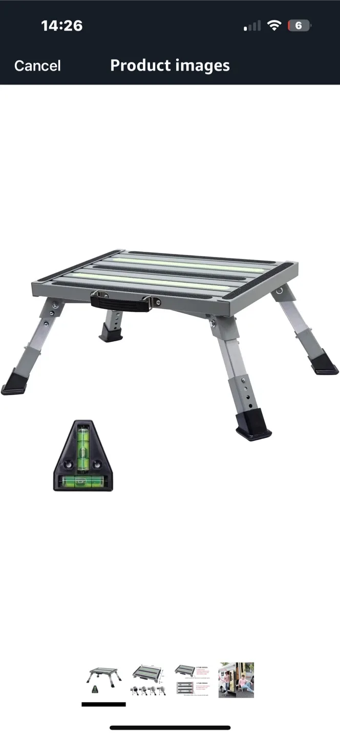 RV Step Stool Platform 16.5in x 12.2in thumbnail