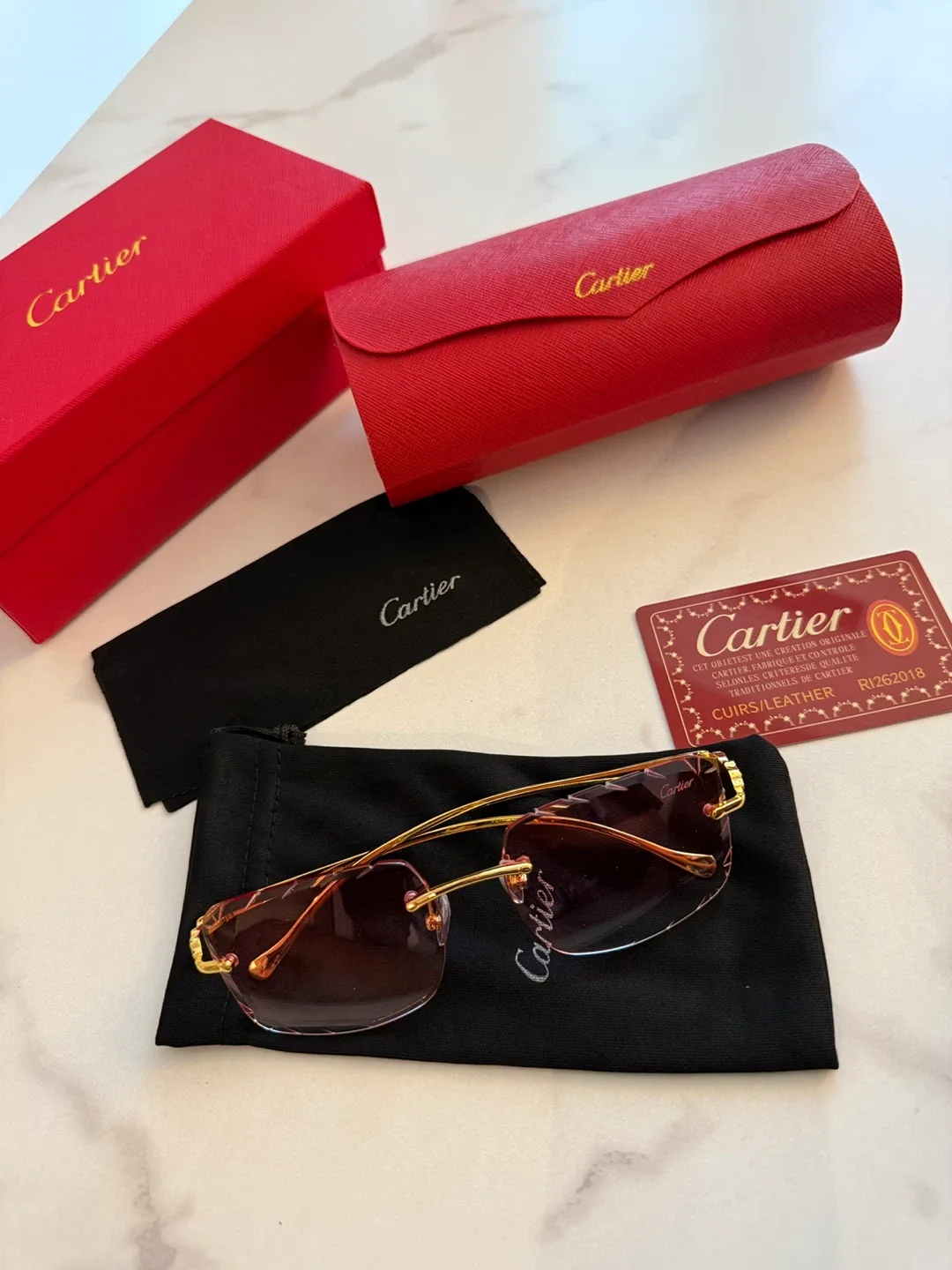 Cartier  Sunglasses with Box ($65)