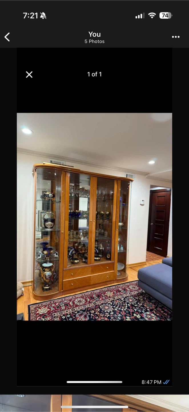 Wooden Display Cabinet - photo 2