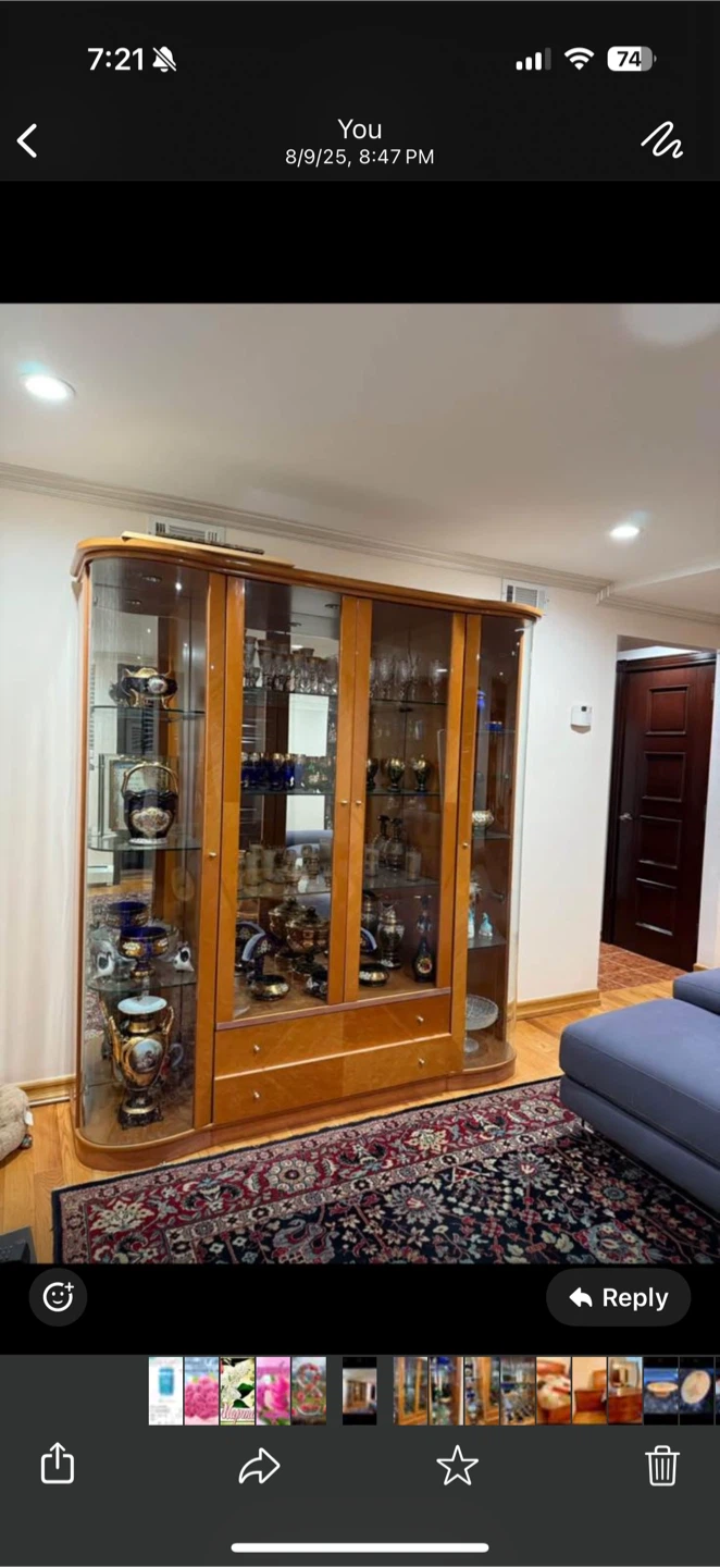 Wooden Display Cabinet