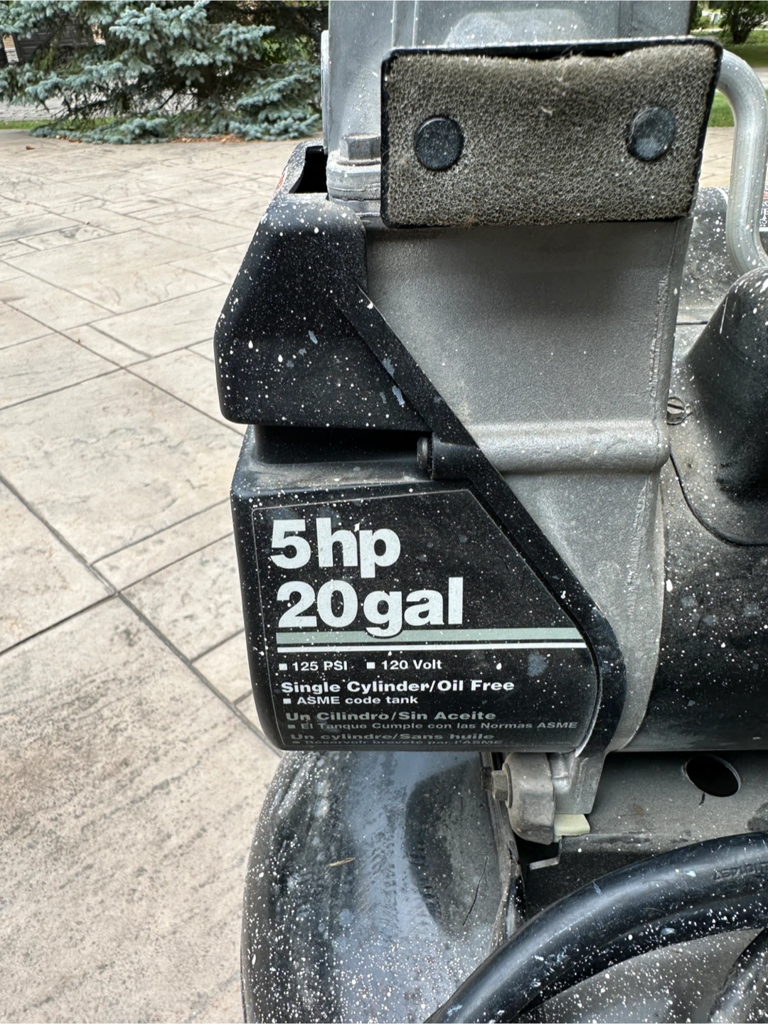 Air Compressor 20 Gallon 5 HP - photo 3