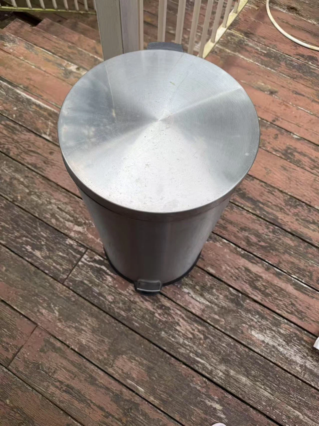 Stainless Steel Step-On Trash Can - photo 2