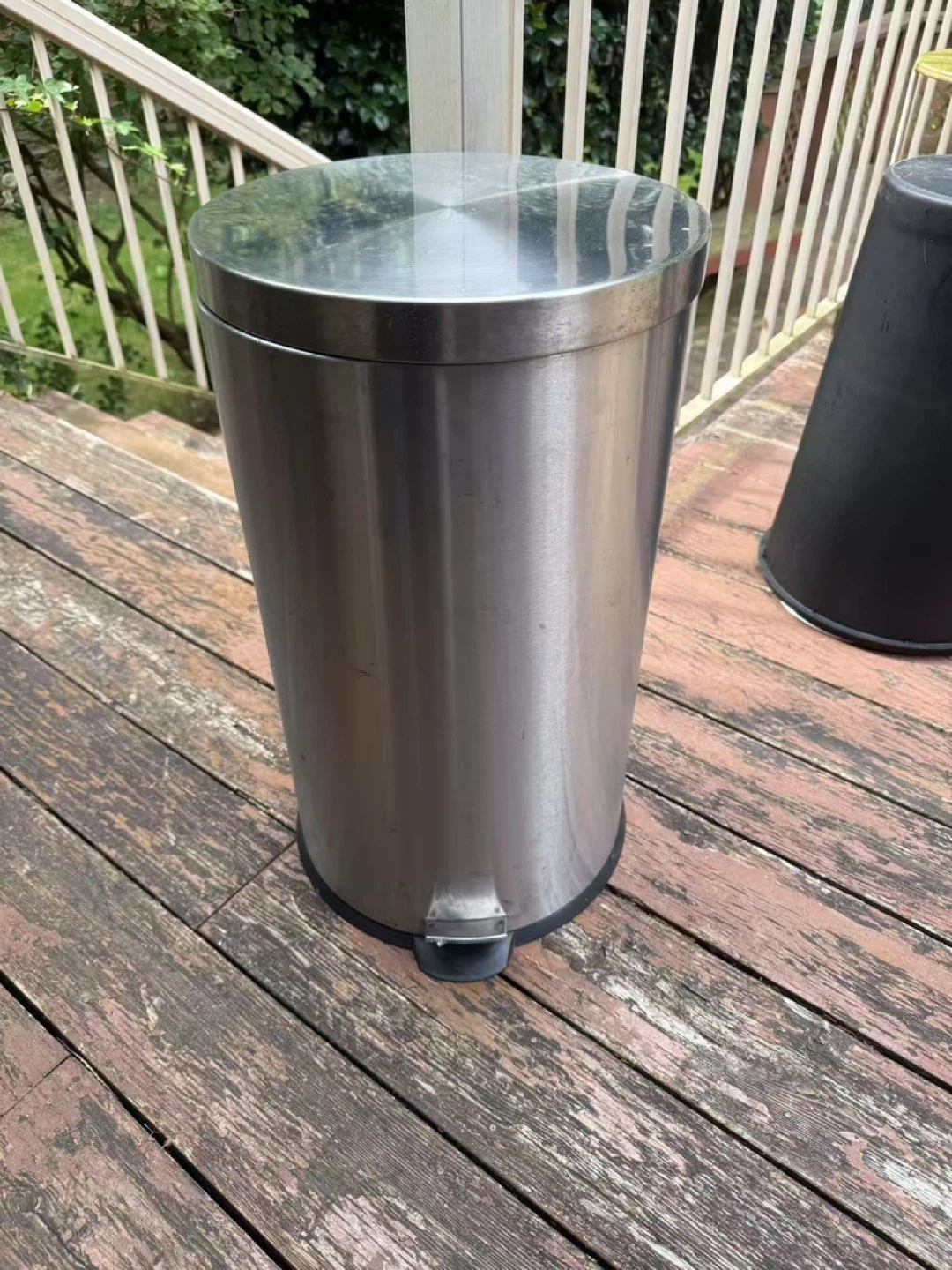 Stainless Steel Step-On Trash Can
