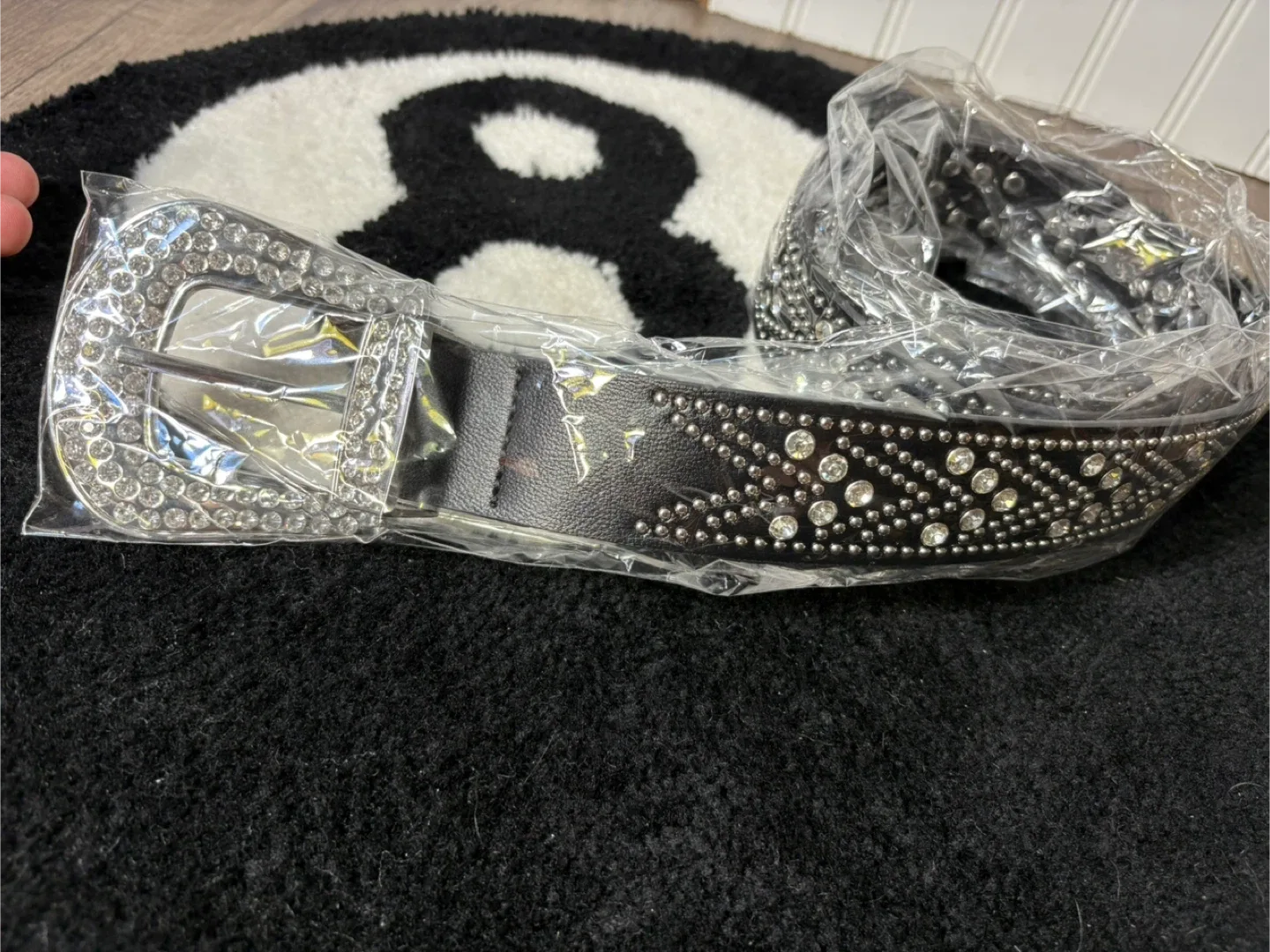 Rhinestone Studded Belt - New in Box! image indicator(2)