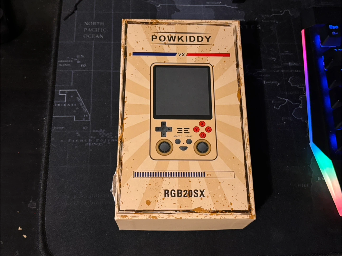 Powkiddy RGB20SX Handheld Console - Yellow - photo 2