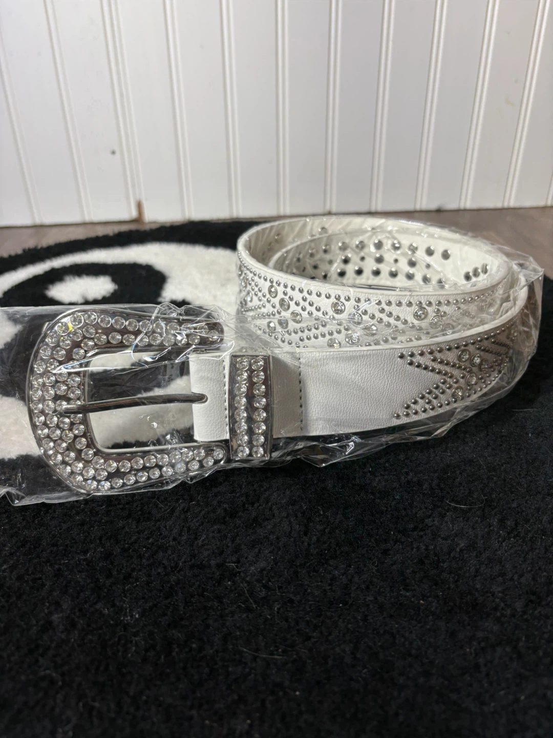 White Rhinestone Belt - photo 3