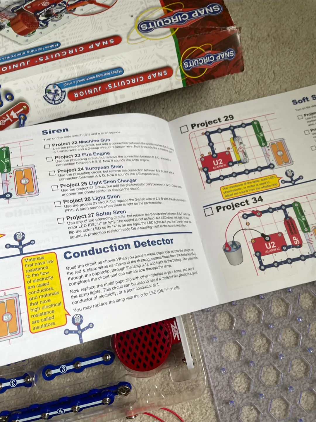 Snap Circuits Junior SC-100 Electronics Discovery Kit image indicator(5)