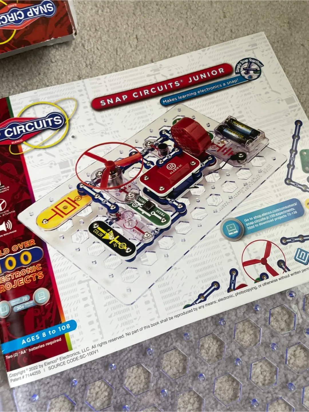 Snap Circuits Junior SC-100 Electronics Discovery Kit image indicator(2)