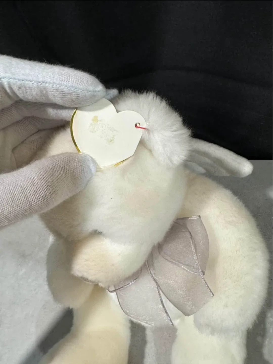 Ty Classic Angel White Bear Plush image indicator(4)