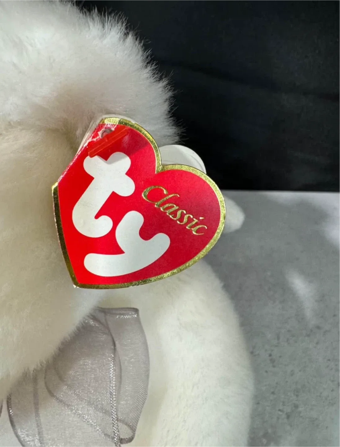 Ty Classic Angel White Bear Plush image indicator(2)