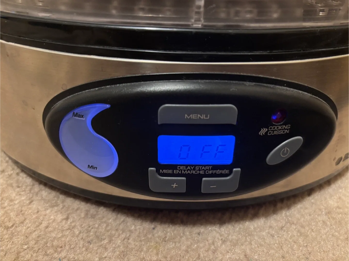 Black & Decker Food Steamer image indicator(2)