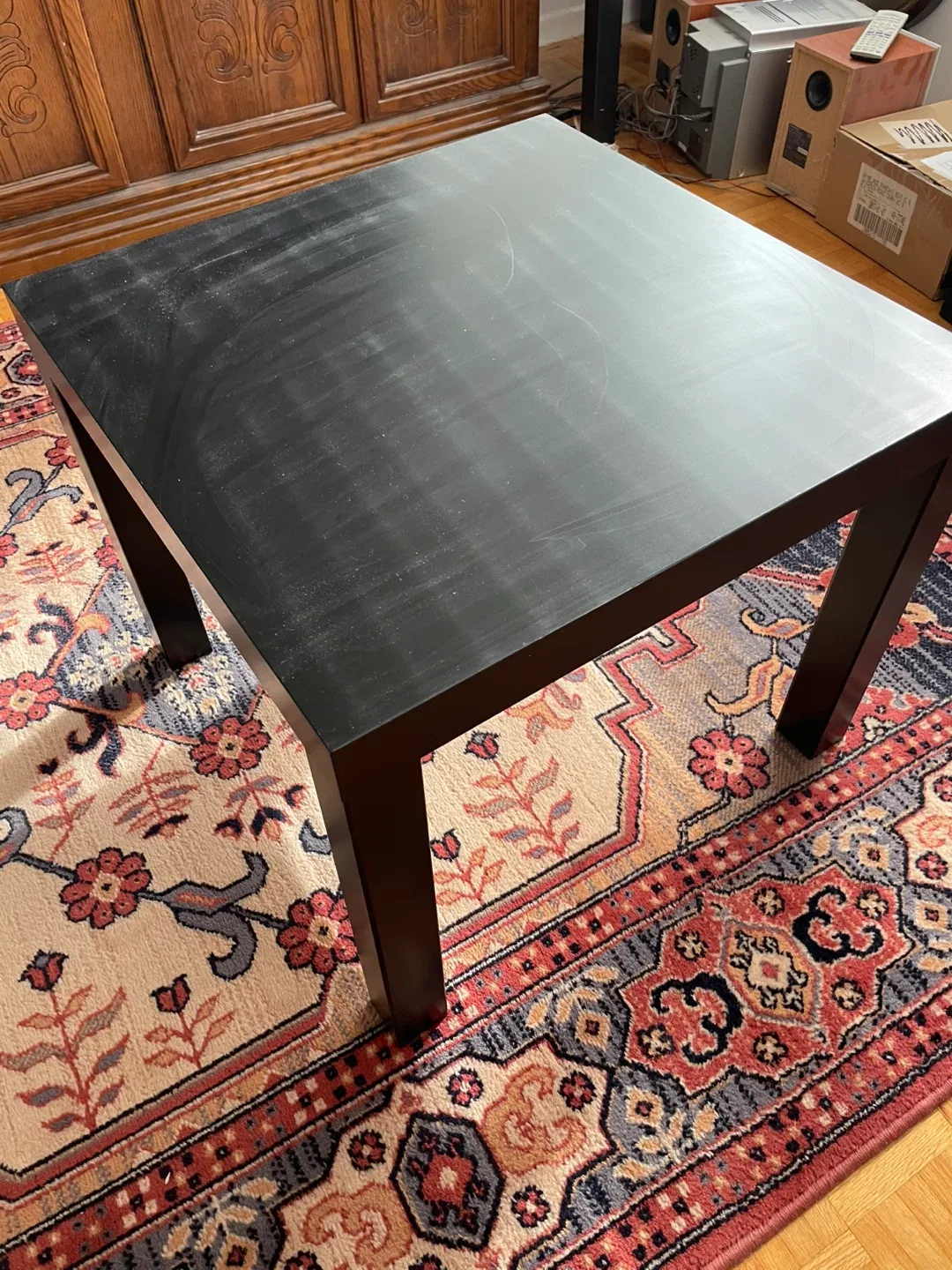 IKEA Black Square Table thumbnail