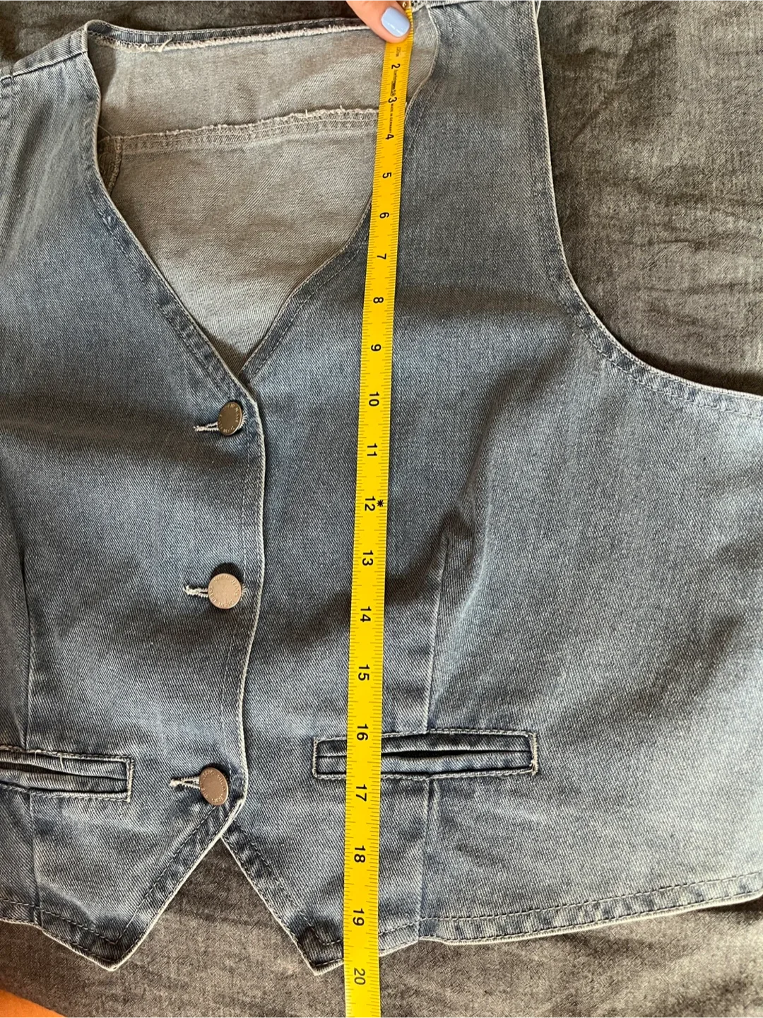 Woman Denim Vest - Size XL image indicator(5)