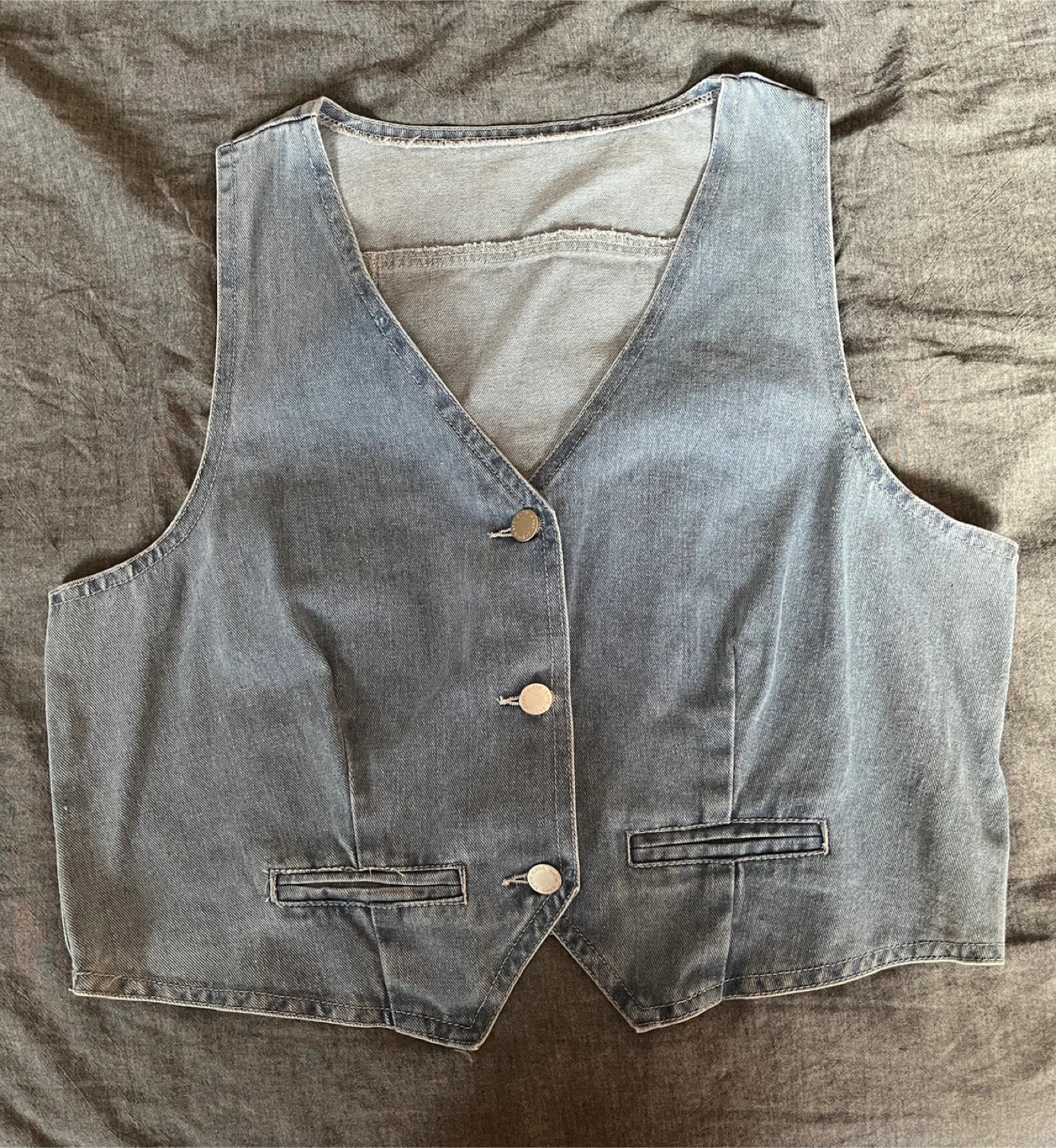Woman Denim Vest - Size XL