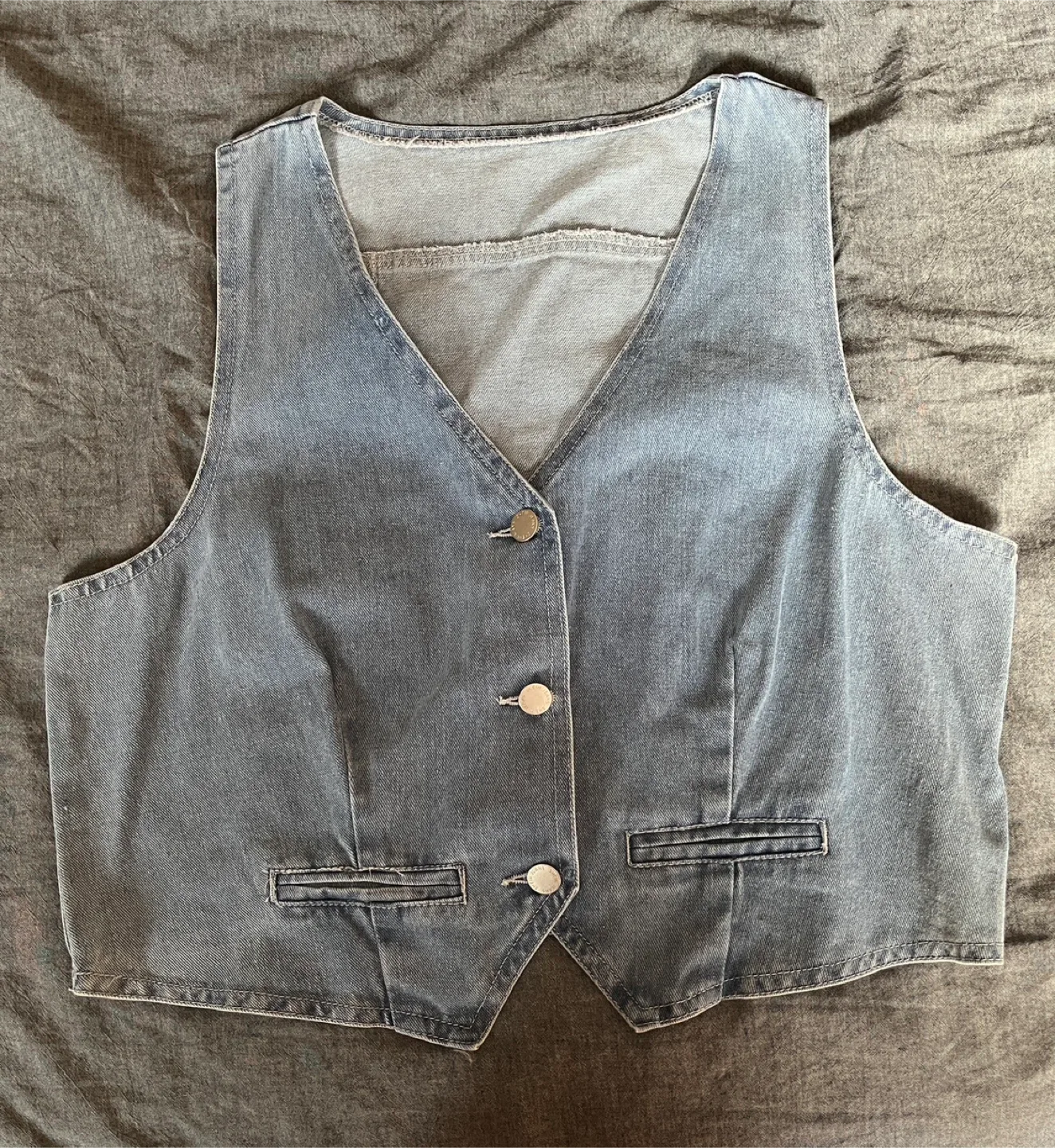 Woman Denim Vest - Size XL thumbnail