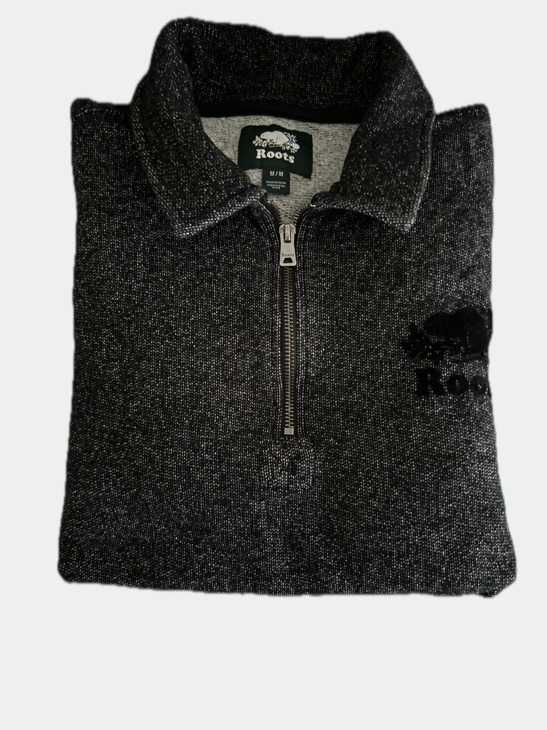 Roots Quarter Zip Pullover - Size M