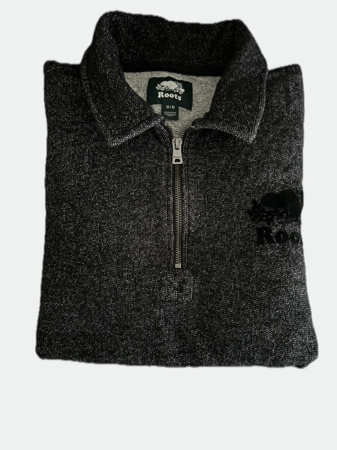 Roots Quarter Zip Pullover - Size M