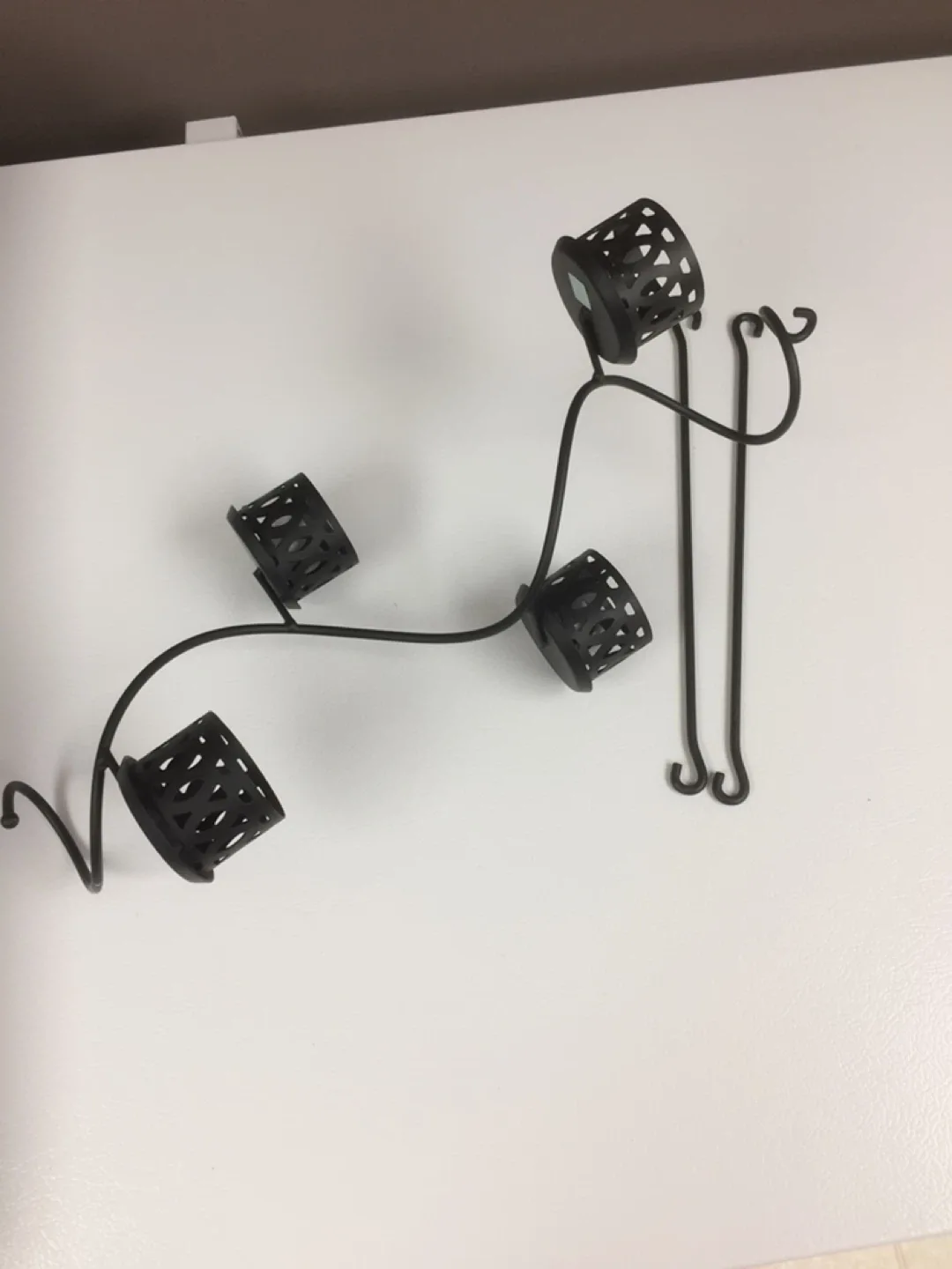 🥕Partylite Black Metal Candle Holder image indicator(3)