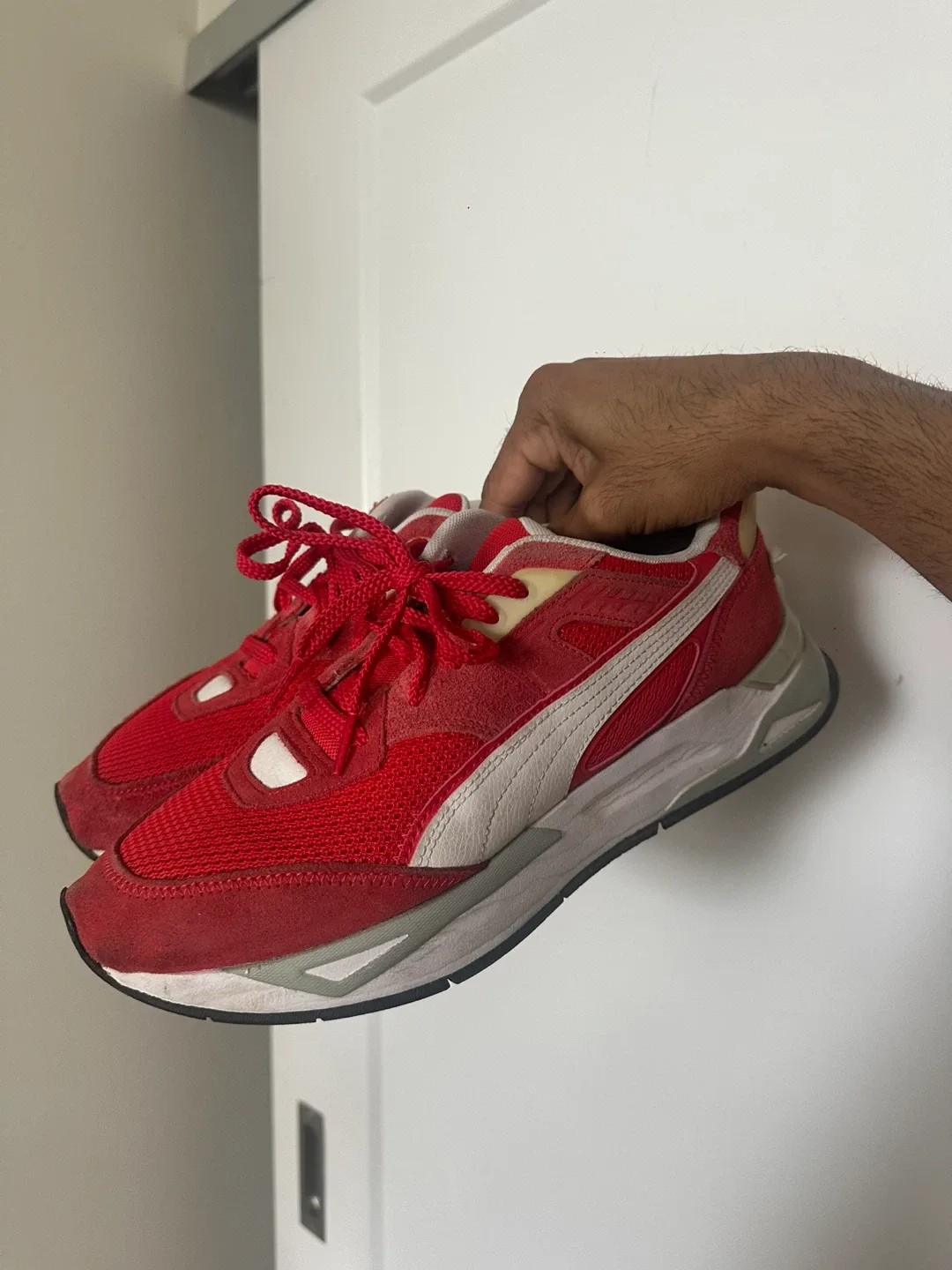 Puma Mirage Sport Remix Red Sneakers - 10 US image indicator(2)